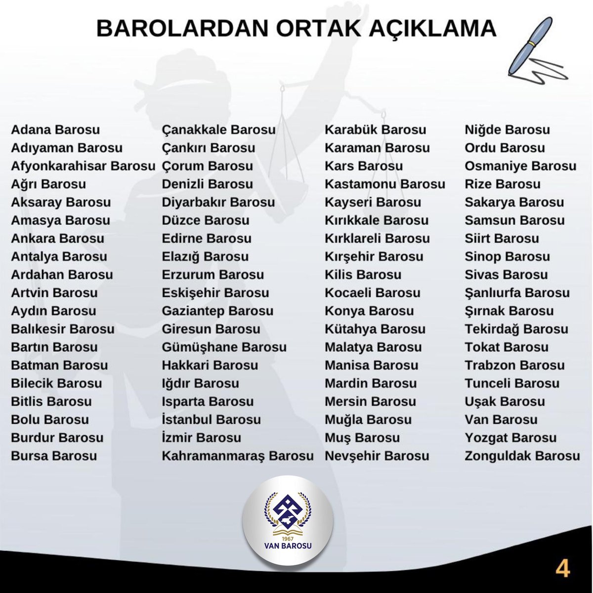 Baromuz tarafından Barolar ile eş zamanlı olarak Kamu Avukatlarının Maaş ve özlük haklarının iyileştirilmesine ilişkin ortak basın açıklaması gerçekleştirilmiştir.

‘Kamuda çalışan meslektaşlarımız imtiyaz değil, itibar istemektedir.’
⬇️⬇️⬇️⬇️⬇️