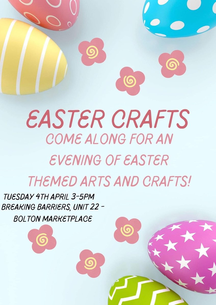 BarriersNW's tweet photo. #BoltonHAF2023 booking is open for SEND children and young people and the programme starts next week! Eek!
Email to book breakbarriers3@gmail.com and full programme is on the calendar at https://t.co/6Lb46bzy7O https://t.co/0eu3Cep6ro