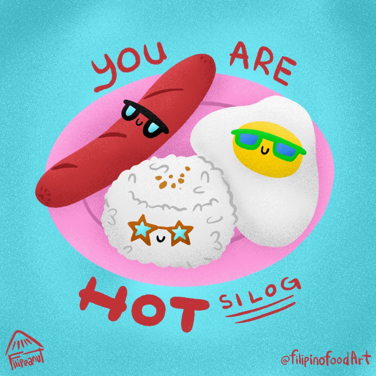 Nothing is as hot as home-cooked fast food. Or you! Stay hot (but hydrated) this HOT #FilipinoFoodMonth! Printable greeting card: etsy.com/listing/142183…