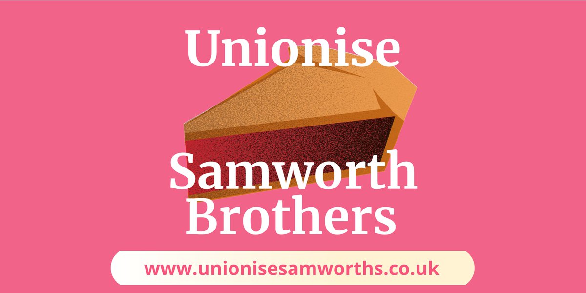 Keep signing, keep sharing and keep unionising ✊

Come 🌧️ or ☀️, we'll be out speaking with workers about fair pay, better conditions and the benefits of trade union recognition at Samworth Brothers sites in #Leicester 🗣️