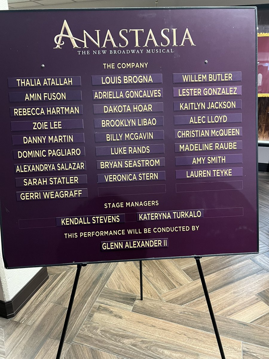 <a href="/PVAMU/">Prairie View A&M</a> <a href="/HonorsPvamu/">PVAMU Honors Program</a> we had the privilege to attend Anastasia Broadway Musical on the campus of Texas A&amp;M last night to support Glenn Alexander II <a href="/glennwith2n_s/">Glenn Alexander II</a> the musical director for the show. It was outstanding and great exposure for the scholars.