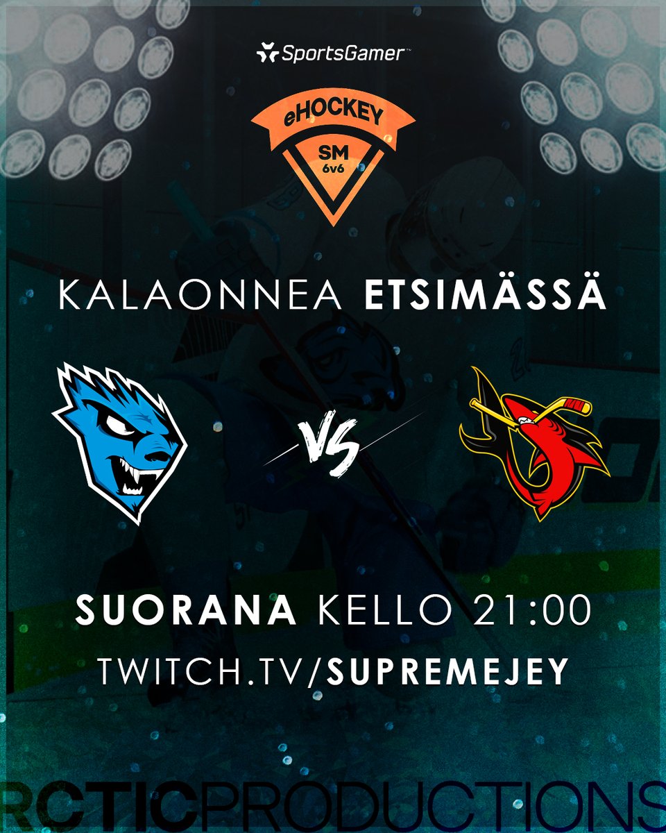 Tänään jatkuu eHockey Sm 2023 turnauksen pelit RCTIC_n toimesta kun vastaan tulee Punakala. Livelähetykset Twitchissä ja TikTokissa 
twitch.tv/supremejey &amp; tiktok.com/@supremejey

#ehockey
#sportsgamer
#Ecl
#ehockeysm2023