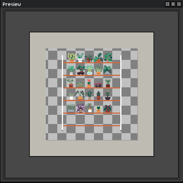 Wednesday cookin' uh.. or planting. 
🍴🔪🌿

Sorry for not much active.
I'm 95% wrecked from irl job. 

#wip #P1P1XEL
#pixelart #ドットの日
