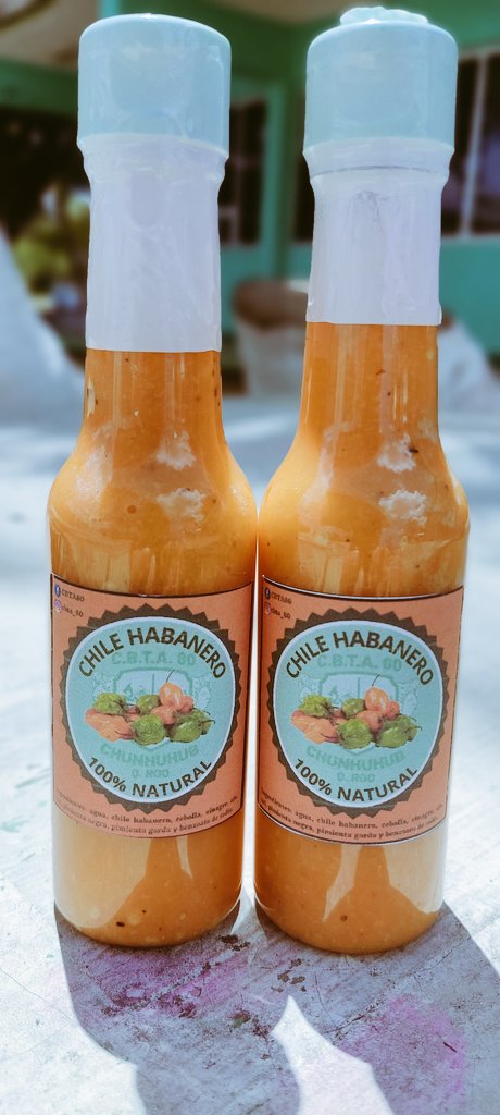 Salsa de chile habanero, realizado por los estudiantes de nuestro <a href="/cbt80/">Cary</a>