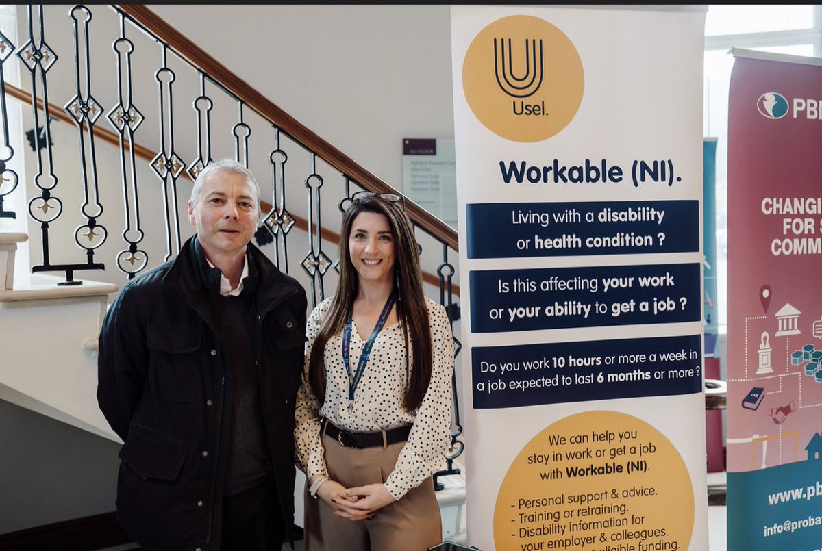 PBNINews's tweet photo. Yesterday we had a range of organisations at our staff conference that provide wellbeing support and information @ADNIDOGS @VolunteerNow1 @NI_SCC @InspireWBGroup @Workable @AwareNI https://t.co/cmmY2Gv2nF