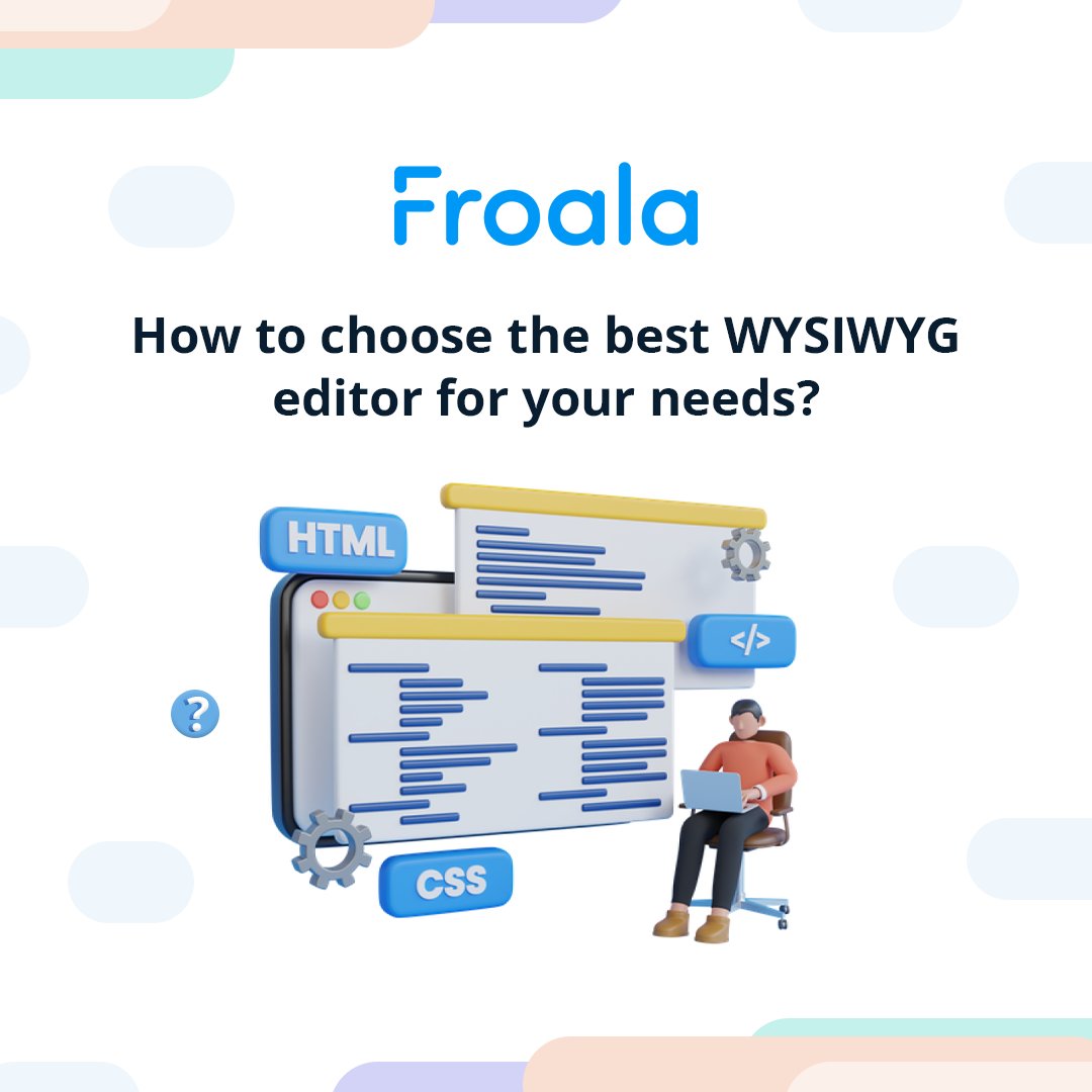 🤔 Are you tired of clunky, hard-to-use editors? With Froala Editor, you can easily create and edit content with a simple and intuitive interface 👉 bit.ly/3JFwY4v

#FroalaEditor #WYSIWYGEditor #HTMLEditor #RichTextEditor #WYSIWYG