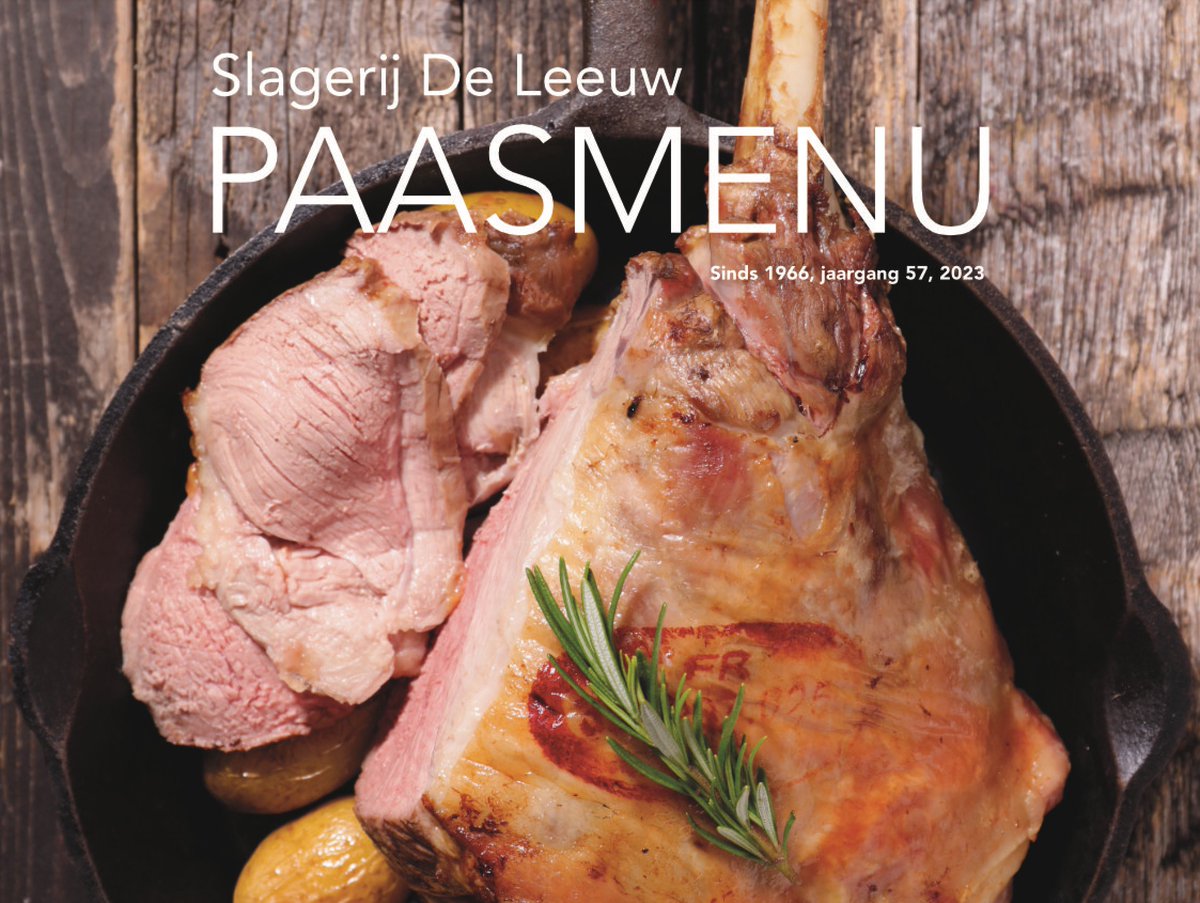 arno_veenhof's tweet photo. Ons Paasmenu staat online! 🥚 https://t.co/7m9b1aVbgv 🥚 Eind deze week ligt de gedrukte versie voor u klaar in de winkel.
#paasmenu #ontbijt #lunch #brunch #diner #foodinspiration #eten #food #vlees #vis #vegetarisch https://t.co/SE6uKhblxj