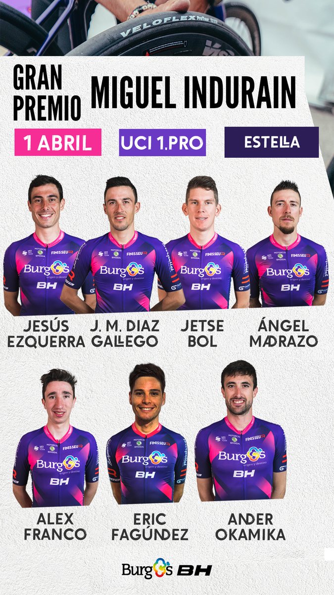 Burgos Burpellet BH (@burgosbh) on Twitter photo ⛰️ Turno para los escaladores en el <a href="/GPIndurainSN/">Gran Premio Miguel Indurain Sari Nagusia</a>
@AngelMadrazo regresa a la competición en una carrera en la que fue tercero en 2012 ✌️🏻
📲 burgosproteam.com/clasicas-contr…
#GPIndurain 🇪🇸 #SiempreValientes ⛰️ Turno para los escaladores en el <a href="/GPIndurainSN/">Gran Premio Miguel Indurain Sari Nagusia</a>
@AngelMadrazo regresa a la competición en una carrera en la que fue tercero en 2012 ✌️🏻
📲 burgosproteam.com/clasicas-contr…
#GPIndurain 🇪🇸 #SiempreValientes