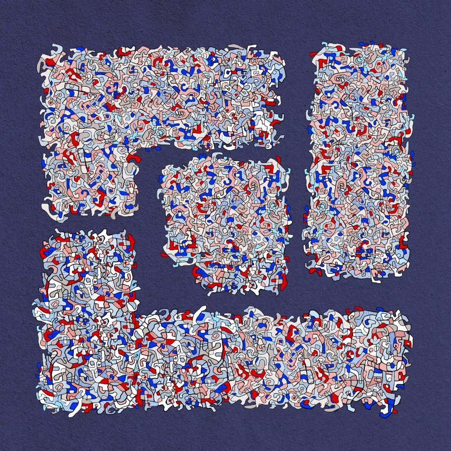 owraj__'s tweet photo. 'N3vERm1nD' Auction starts in 2h 30min on @fx_hash_
DA: 10 > 5 > 2.5 > 1.5 > 1 #tezos
100 Supplies
Changes every 10 minutes
#genererativeart #purespider #drawing #artbrut #nftart https://t.co/UKduspogQ6