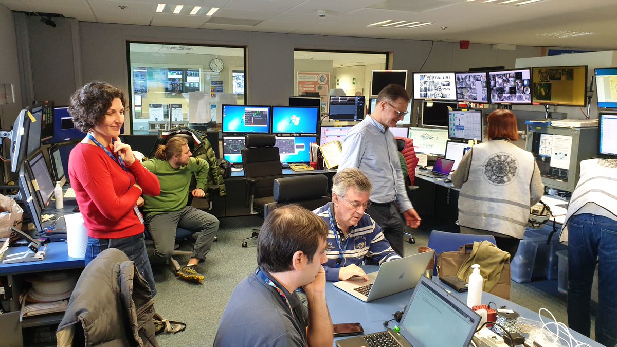 We made it!  First beams were successfully injected yesterday in the #LHC. In the  @CMSExperiment  control room, we were so happy to see protons back after the winter shutdown! Now intense weeks of commissioning for the accelerator and the experiments will take place.  #LHCRun3