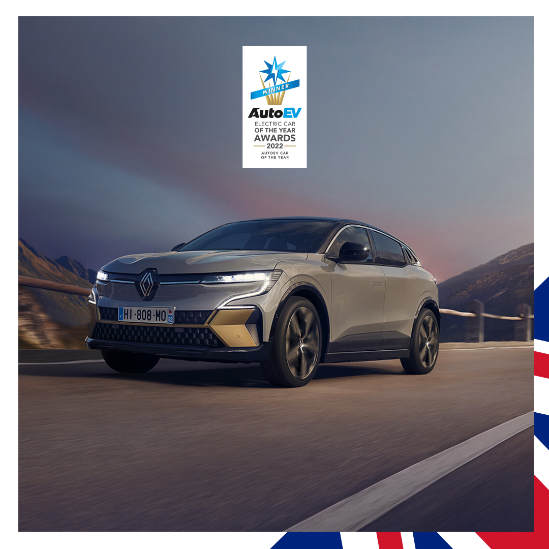 RSandersGroup's tweet image. It’s a hat-trick for the all new #RenaultMeganeETech 100% electric in the #AutoEV #ElectricCar of the Year Awards…

🏆 Car of the Year
🏆 Viewers’ Car of the Year
🏆 Best Compact Family #EV

Book your test drive at our #Kettering or #Northampton showroom: richardsanders.co.uk/renault/new-ca…