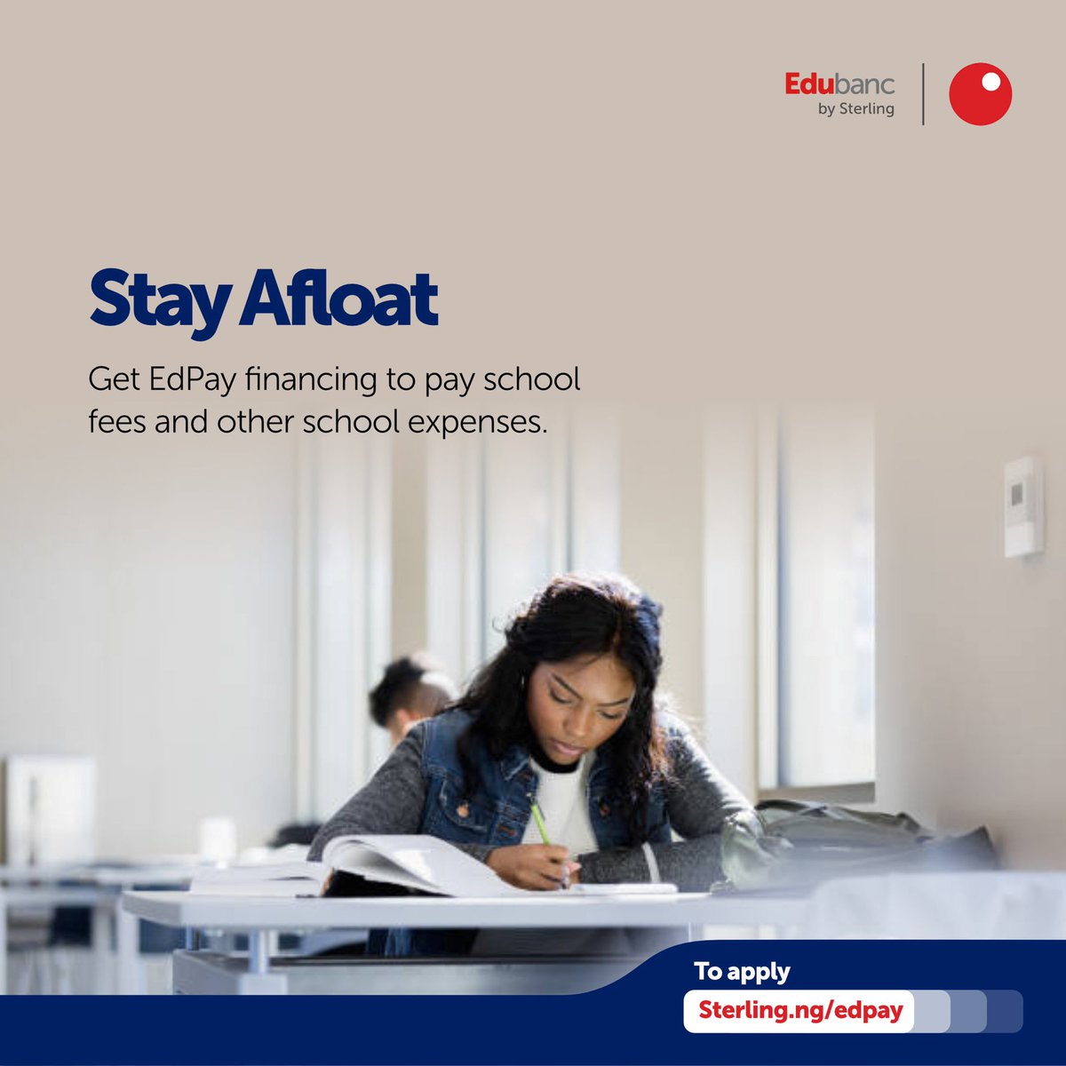 EdubancNG's tweet photo. Still lagging when it comes to payment of school fees and other expenses?
Sign up on Edpay today to get it sorted out.
To apply, visit https://t.co/mD2T6QHMj3.
#EdPay
#Education
#EduFinance
#Edubanc
#EducationFinance https://t.co/IyGTPTPSX3