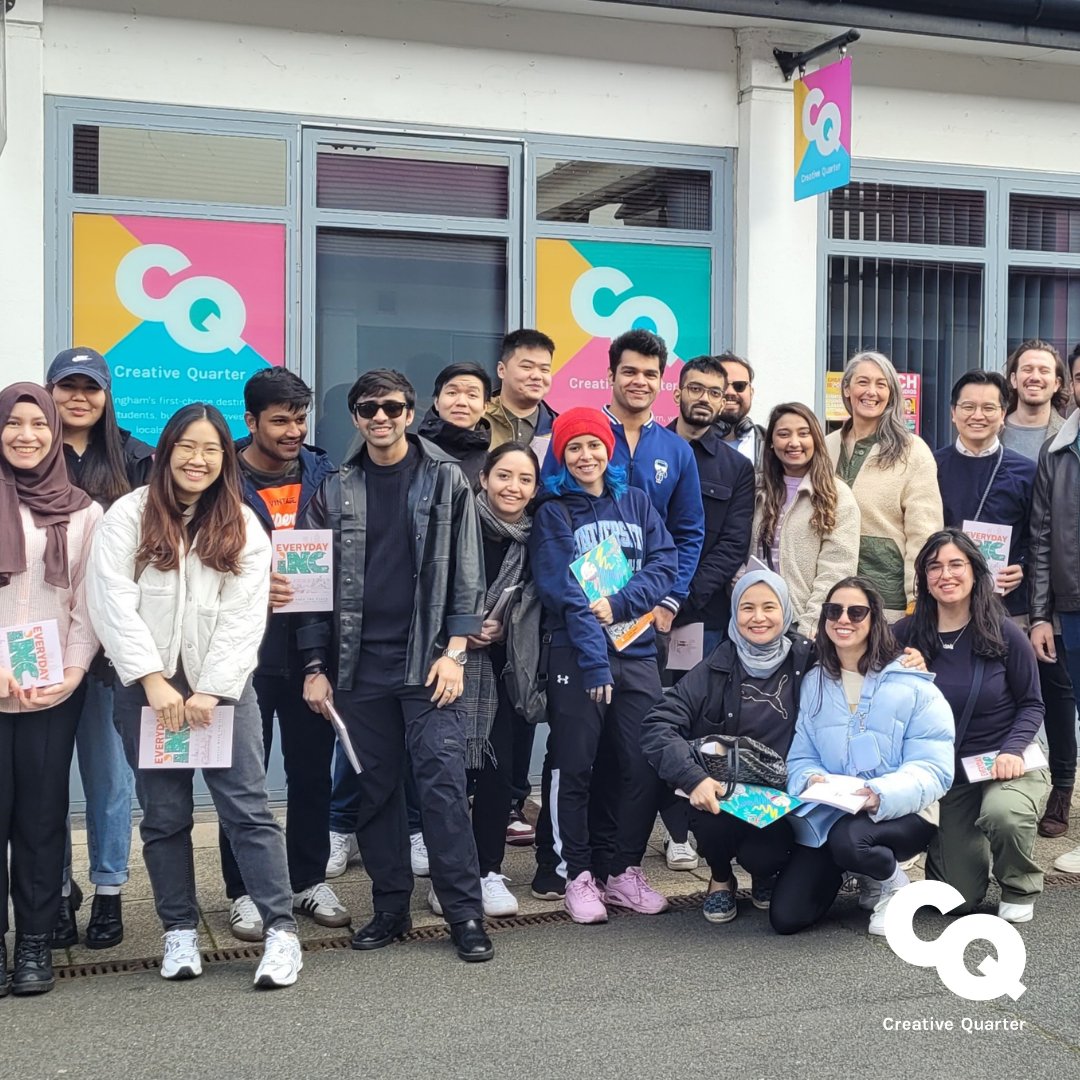 CQNottm's tweet photo. #CQCelebrates inspiring young creative minds. 🧠 
@CQnottm has been jointly owned by @trentuni since 2016 and has developed an invaluable relationship with them and @confetti_ict. We've also supported @uniofnottingham to introduce their students to our corner of the city. https://t.co/PC08YA9R6P