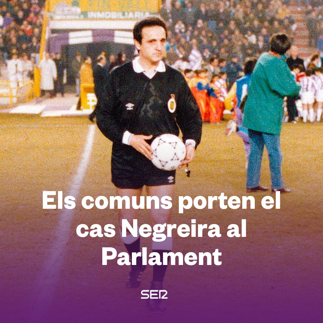 SomComuns's tweet photo. ‼️El President de la @FCF_CAT haurà de donar explicacions al Parlament sobre els contractes amb Negreira.

❓Per què se'l va contractar?
❓Quina relació tenien?

No pot haver-hi cap ombra de dubte entorn una entitat que rep diners públics i depèn del Consell Català de l'Esport. https://t.co/L3zajl13KM