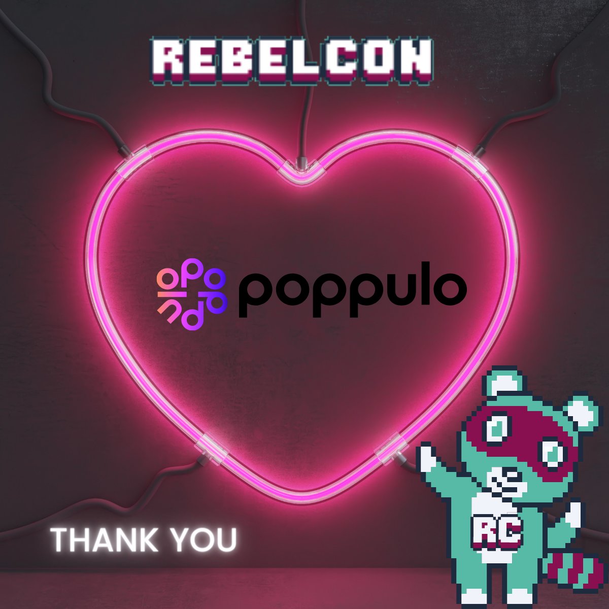 Thank you <a href="/PoppuloSays/">Poppulo</a> for being a fantastic supporter of <a href="/RebelCon/">Danny</a> since the beginning 💕 #rebelcon2023
