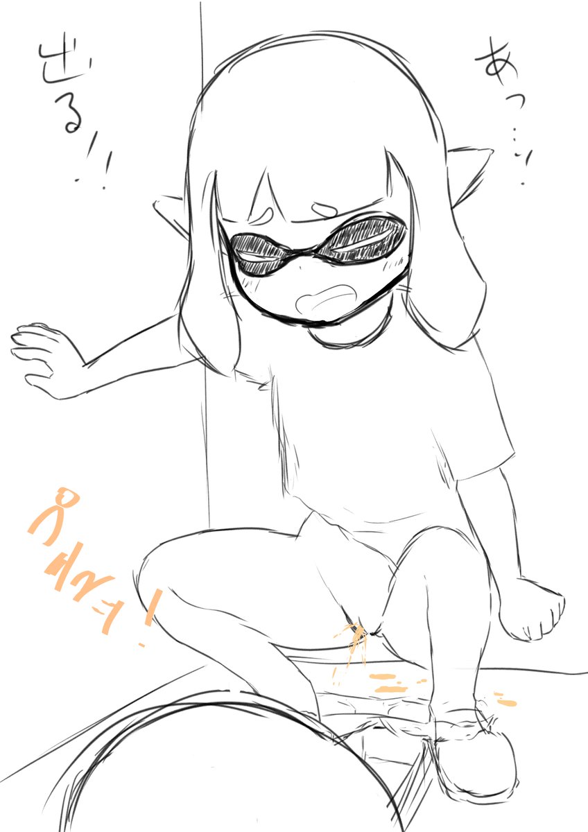 ぎりぎり間に合ったイカガールらくがき その1 