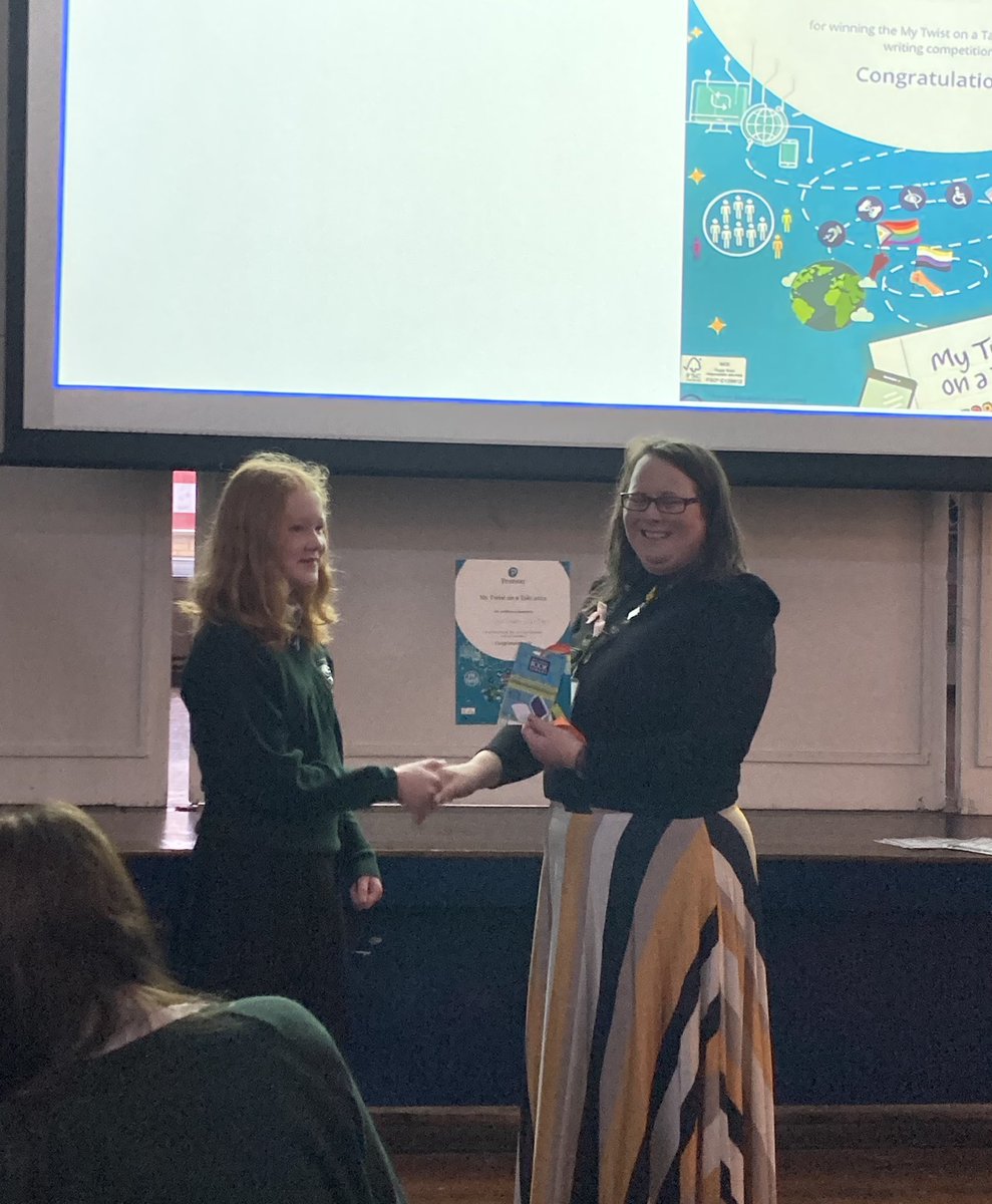 Wendy Ilderton (@wilsonwoo83) on Twitter photo So proud to be awarding this prize to the South West winner of <a href="/pearson/">Pearson</a>’s #twistonatale creative writing competition! <a href="/CVSSociety1/">Chew Valley School Society (PTA)</a> <a href="/ChewValleySch/">Chew Valley School</a> So proud to be awarding this prize to the South West winner of <a href="/pearson/">Pearson</a>’s #twistonatale creative writing competition! <a href="/CVSSociety1/">Chew Valley School Society (PTA)</a> <a href="/ChewValleySch/">Chew Valley School</a>