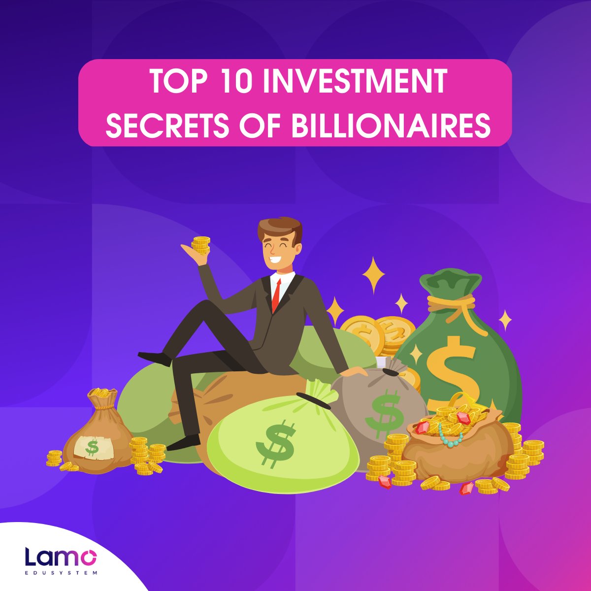 LamoEdusystem's tweet photo. Top 10 financial investment secrets of billionaires (Part 1)
1. Research about the company that is about to invest
2. Risk control
3. Always be patient and calm before the storm
4. Be sensitive to opportunities
5. Reinvest for compound profits https://t.co/HdjN7lemI9