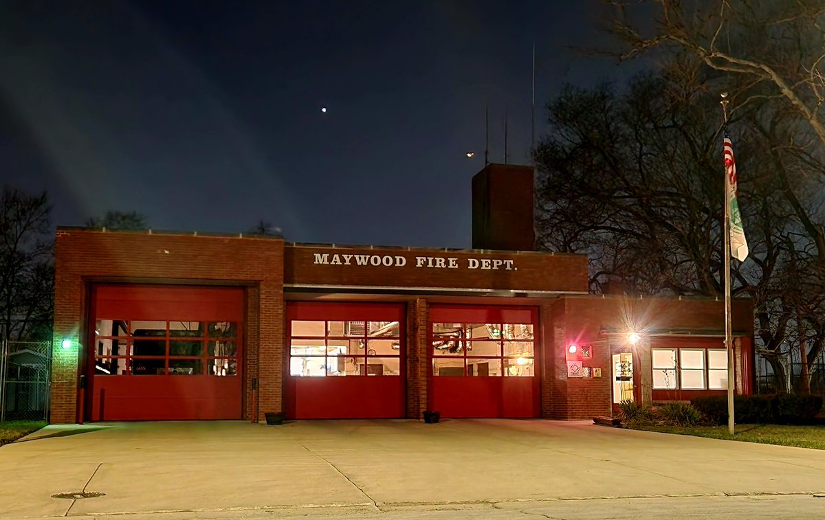 ffshifflett's tweet image. Maywood Illinois Fire Station 
#fire #Ilfire