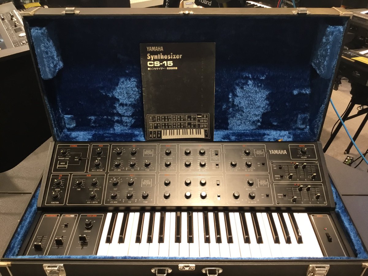 ishibashi_yoko's tweet photo. 横浜店 #キーボードマート です。

本日は、 #YAMAHA  アナログシンセ #CS15 と ステージピアノ #CP1 の中古が入荷。
これから商品ページ作ります。

販売中の中古シンセ、エレピはコチラ⬇ 
https://t.co/kTDNbz0vFc

#シンセ
#中古シンセ
#エレピ
#ステージピアノ https://t.co/NxYjmAEZMq
