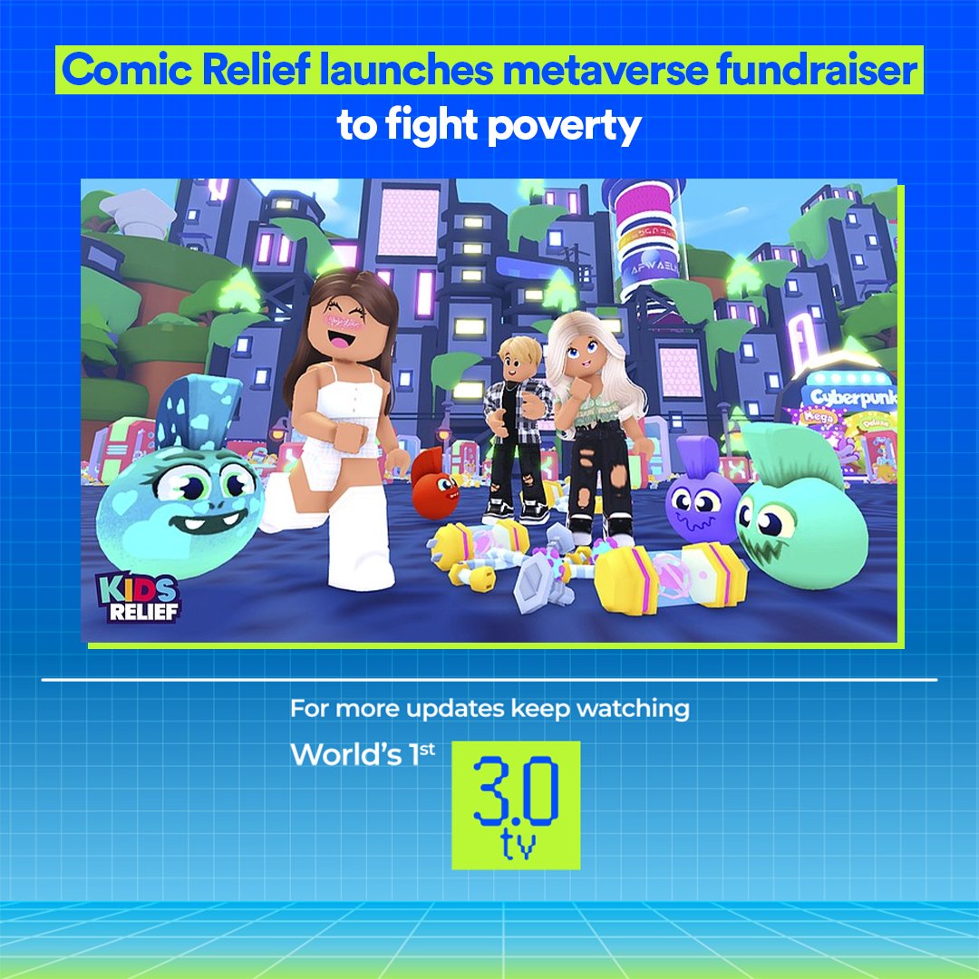 Comic Relief launches metaverse fundraiser to fight poverty
.
.
Check out our YouTube channel youtube.com/c/LIVE3TV
.
.
#live3tv #3verse #ComicReliefUS #KidsRelief #VirtualWorld #SocialGaming #CommunityBuilding #VirtualFundraising