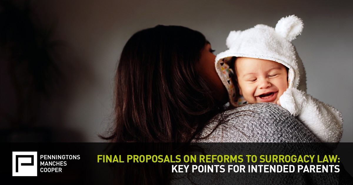The <a href="/Law_Commission/">Law Commission</a> has today released its final proposals for #surrogacylaw reform. <a href="/BethanCleal/">Bethan Carr</a>, member of our specialist #surrogacy team, has highlighted the key points to take away from the proposals in this latest article, here: bit.ly/3nsrRgS