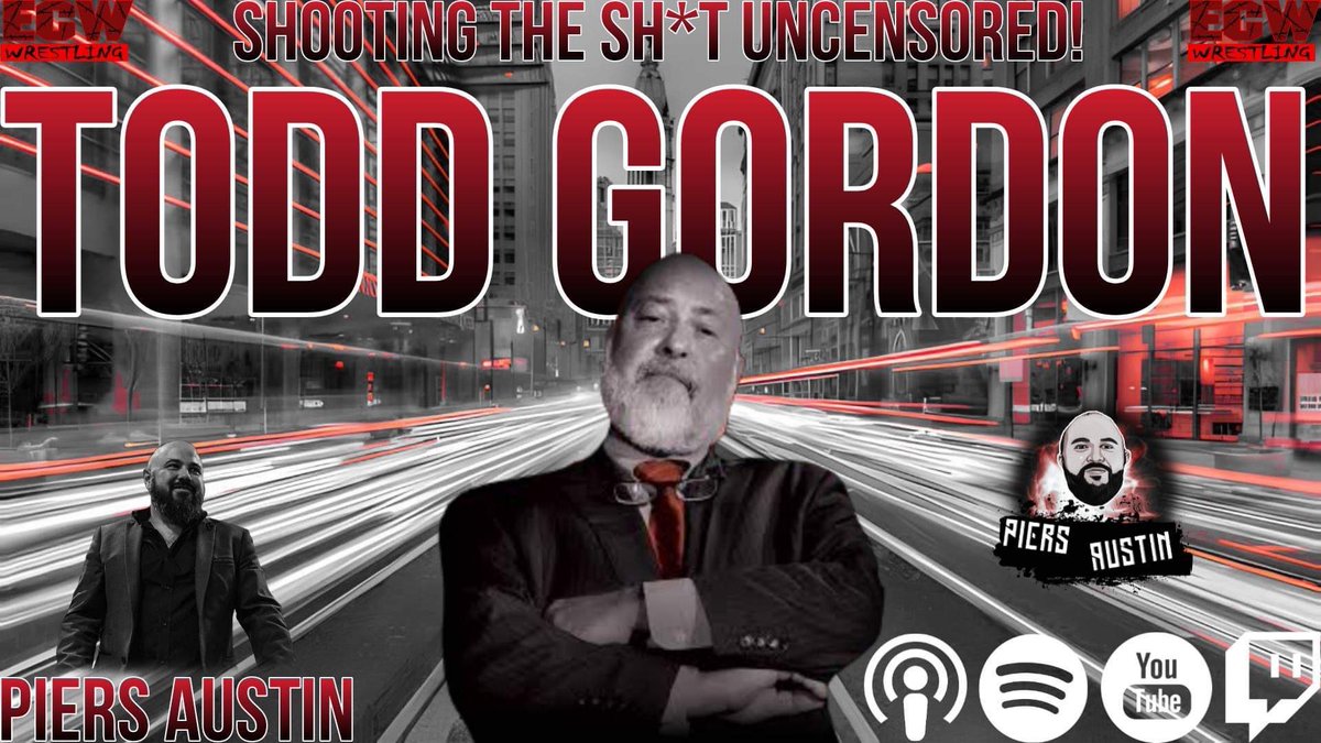 ‼️ New EpIsode AVAILABLE‼️ #TodGordon On Shooting The Sh*t UNCENSORED! With @PiersAustin Talking #PaulHeyman , The #ECW “Mole” , #Sandman , #3pw & Much More! linktr.ee/piersaustin Tap The Link & Tap In!