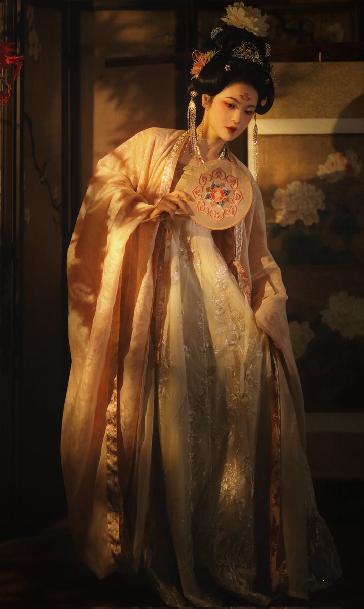One of China Tang Dynasty Women's Costumes