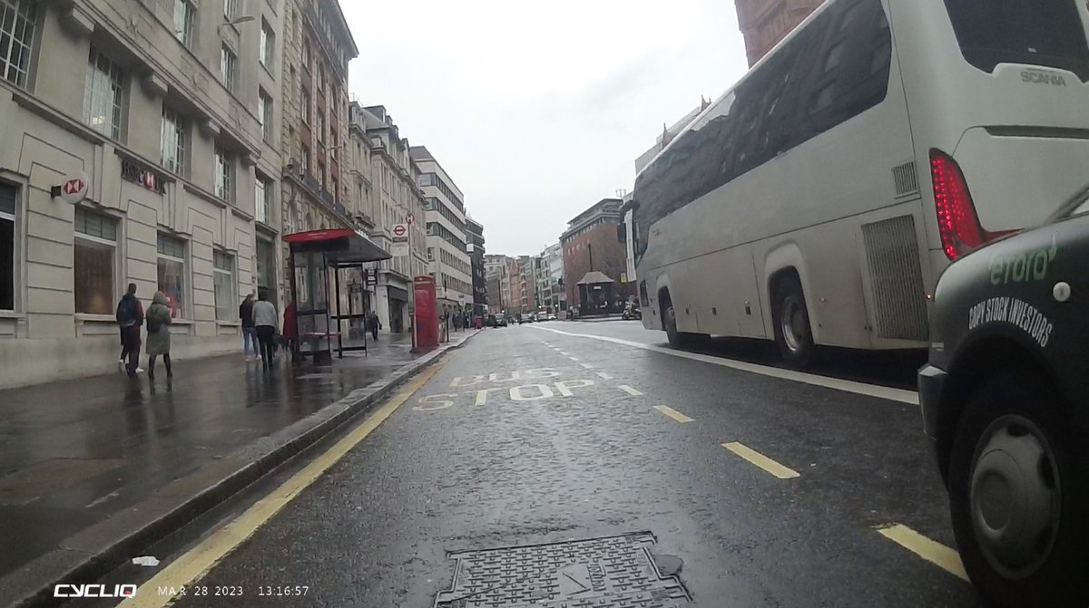 First commute in London for a while yesterday. Just about to report 2 close passes and 2 ASL infringements from 3 drivers. All within a 4 minute period. Every one a London Taxi. So much for #LondonsFinest setting the gold standard!🤷‍♂️

<a href="/TheLTDA/">The LTDA</a>
<a href="/TfLTPH/">TfL Taxi & Private Hire</a>
<a href="/theJeremyVine/">Jeremy Vine | Here, on Tiktok, Insta & Facebook</a> 
@AndyCoxDCS