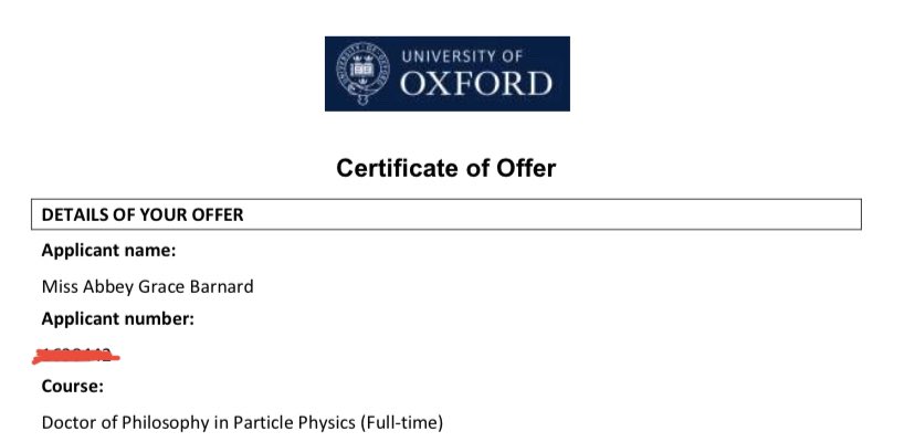 physicsabbey's tweet photo. @dailystar @TheSun @DailyMirror Let’s #BinTheBoffin and show other young people who come from similar backgrounds to me that physics is a place for them. Pictured: me achieving my long-time aspiration of becoming a @CERN scientist and being accepted into Oxford! https://t.co/YvstPQKGTd