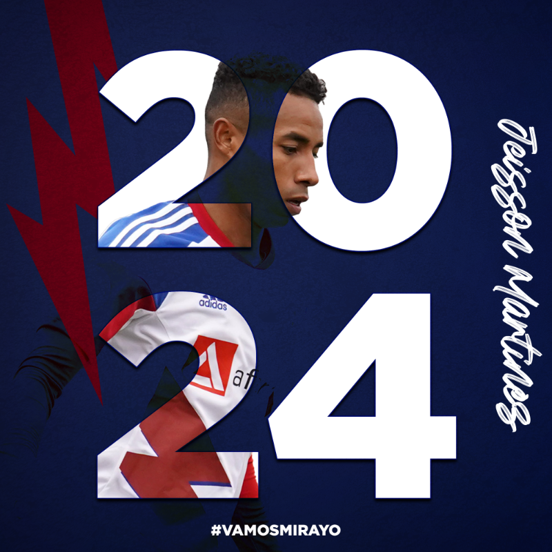 RMajadahonda's tweet photo. ✍️ 𝗝𝗘𝗜𝗦𝗦𝗢𝗡 𝟮𝟬𝟮𝟰

🌟 Jeisson Martínez renueva con el Rayo Majadahonda hasta verano de 2024

#VamosMiRayo⚡️