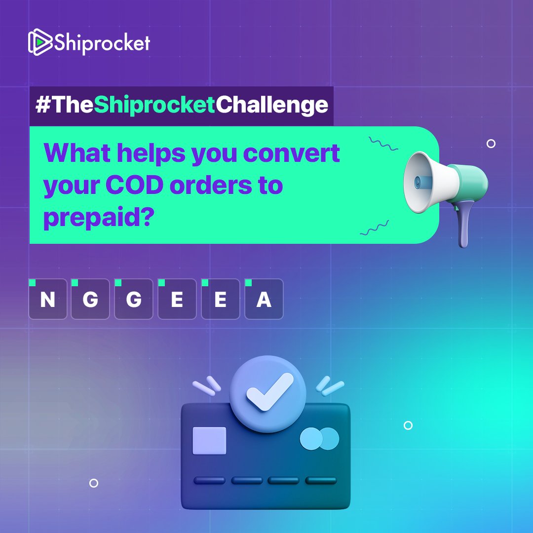 Here is another question of #TheShiprocketChallenge. Comment with the correct answer in the comment box &amp; do not forget to follow the #ContestRules.

Looking for hints? Visit our website now!

#contestalert #contests #contestindia #contestgiveaway #contesttime #shiprocket