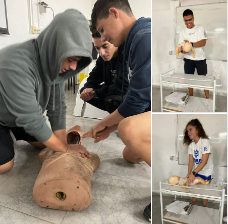 Israel Lacrosse young leaders are taking a 4 day 28 hour First Aid Course with Magen David Adom as part of their "Madrich" Lacrosse Coaches Certification.