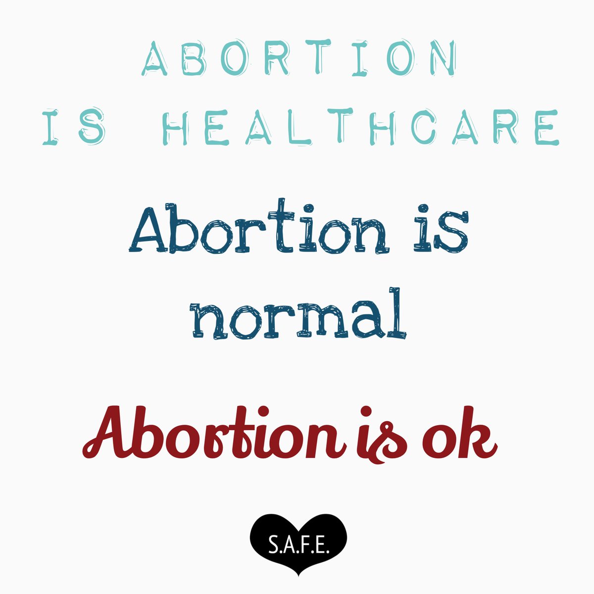 SupportAbort's tweet photo. This is your reminder that... 

- Abortion is healthcare
- Abortion is normal
- Abortion is ok

🫶🏼
#SAFEeurope #SupportingAbortionsForEveryone #aborcjajestnormalna #AbortionIsHealthcare #AbortionAccess #AborcjaJestOk #AbortionIsOk #AbortionIsNormal https://t.co/nsHnNsk4pv