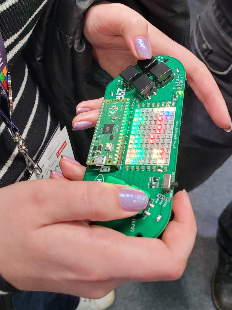 Raspberry_Pi's tweet image. Spotted on the Kitronik stand at #Bett2023. I spy a Raspberry Pi Pico…

Go and have a play on stand NQ39.