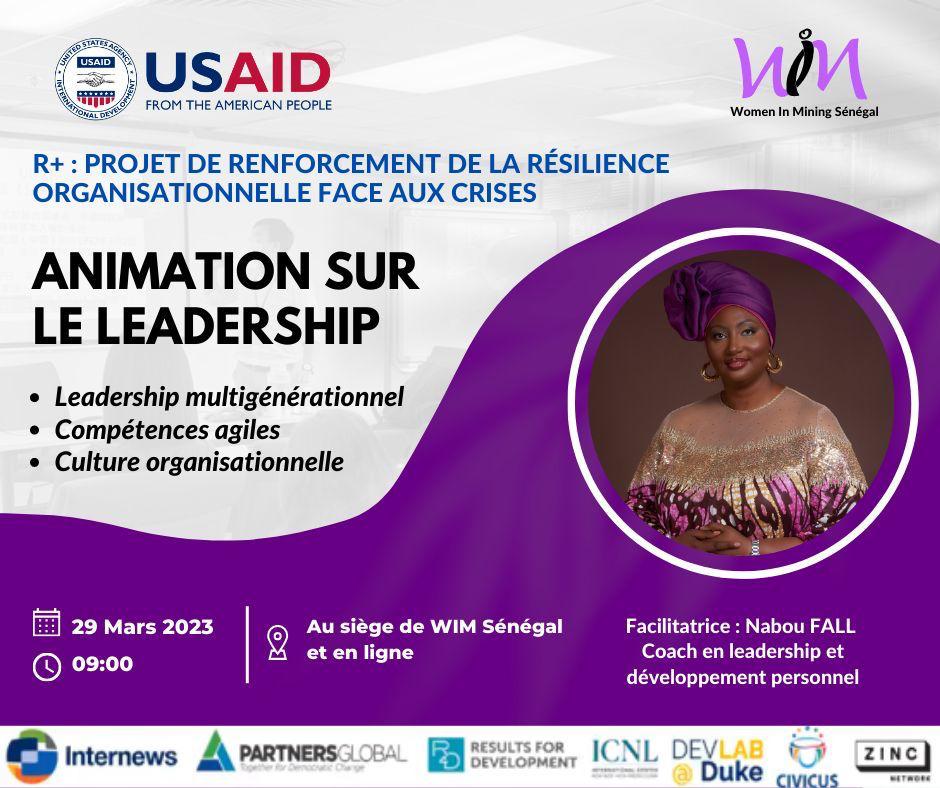Naboufall's tweet photo. Merci @SenegalWim pour la confiance dans la facilitation de cette session sur le leadership multigenerationel,  les compétences agiles et la culture organisationnelle. #empoweredwomenempowertheworld https://t.co/lWijeHfavR