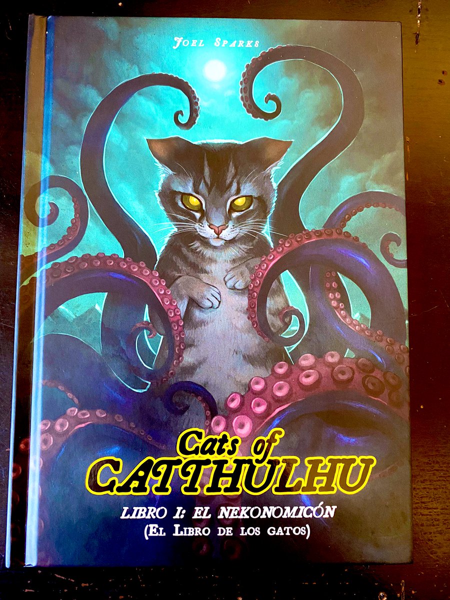 TheCovenant_'s tweet photo. No podemos morir más de amor 😼🐙.
#CatsOfCatthulhu creado por Joel Sparks y editado por @TheHillsPress ya está en nuestra estantería !!!
¿ Algún consejito para jugadores novatos en este juego ? https://t.co/hF4ggOwilM