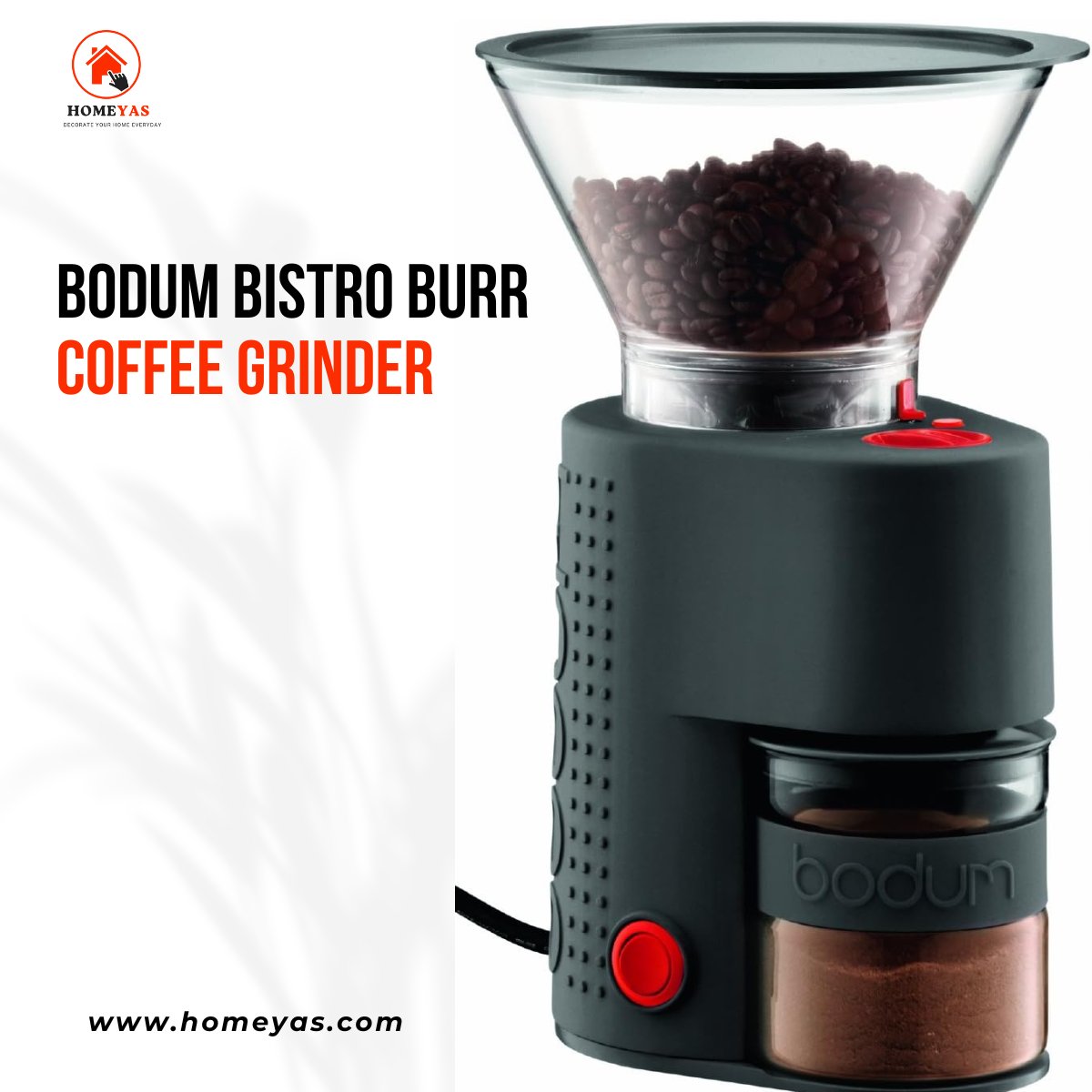 Homeyas_'s tweet photo. The Bodum Bistro Burr Coffee Grinder is a high-quality and stylish coffee grinder that uses conical burrs to produce a consistent grind for your coffee beans.
.
https://t.co/gkNbF5jZcg
.
.
 #coffee #grinder #burrgrinder #BodumBistro #coffeelover https://t.co/KbgncxvIp7