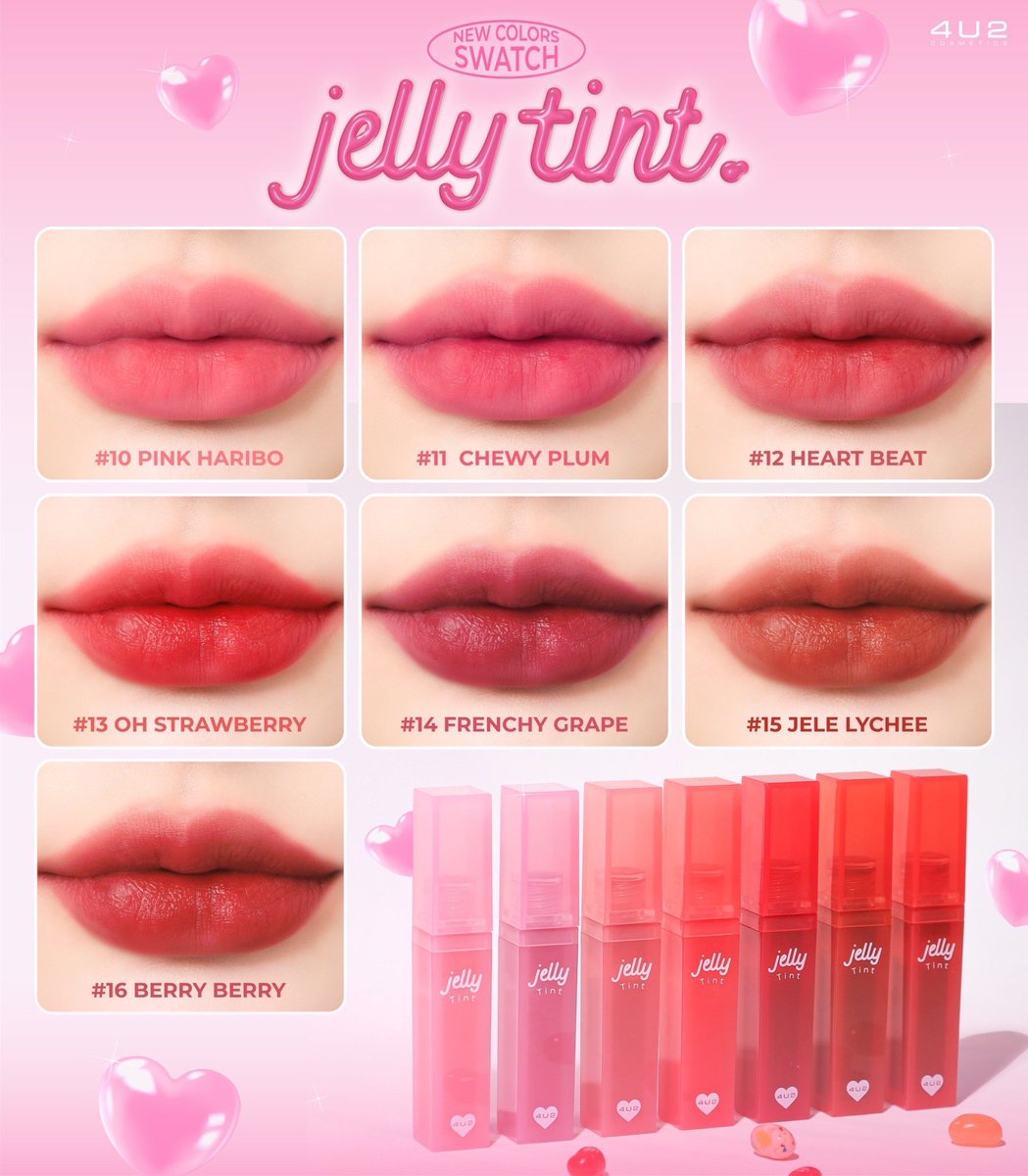 aor_story's tweet photo. #แจก ลิป 4u2 jelly tint สีใหม่ 1 รางวัล เลือกสีได้

🦋รี+ฟอล
🐳ประกาศ 20/4

#แจกฟรี #แจกฟรีไม่รีได้ไง #แจกเงิน #HowtoPerfect  #AorSGiveAway https://t.co/kHHG3tIu3M