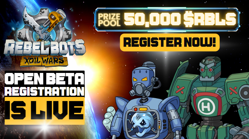 REBEL_BOTS's tweet image. 🚀OVER 1000 BETA SIGNUPS IN 24HRS🚀

If you haven't already don't forget to sign up and get involved with our 50,000 $RBLS prize pool🪙🪙

➡️Register here: rebelbots.com/play
