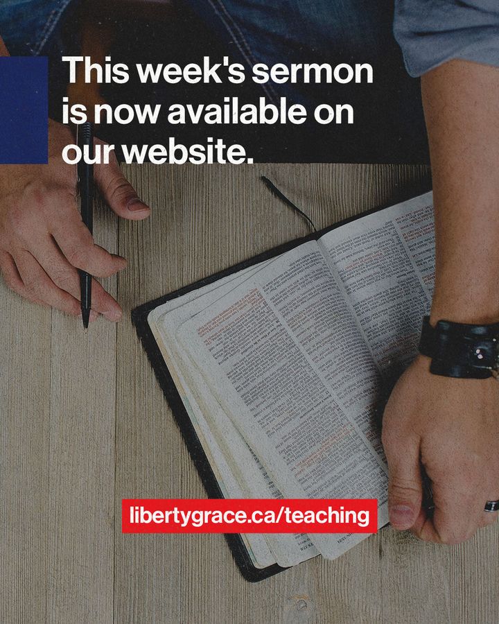 LibertyGraceTO's tweet photo. Things can get pretty bleak, but God doesn't give up on his people.

Watch or listen to last week's message here: https://t.co/VYr43i7Adb https://t.co/PdFwYbDH47