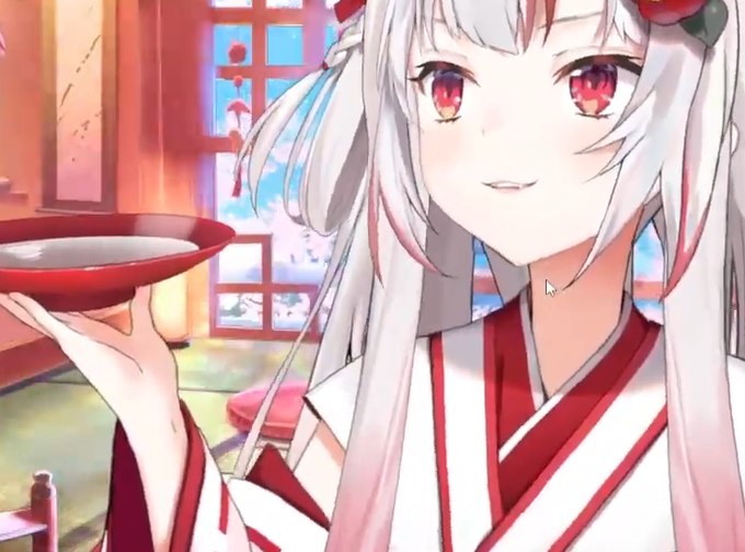 おてて!!!!!!!!!!!! #百鬼あやめ新衣装 
