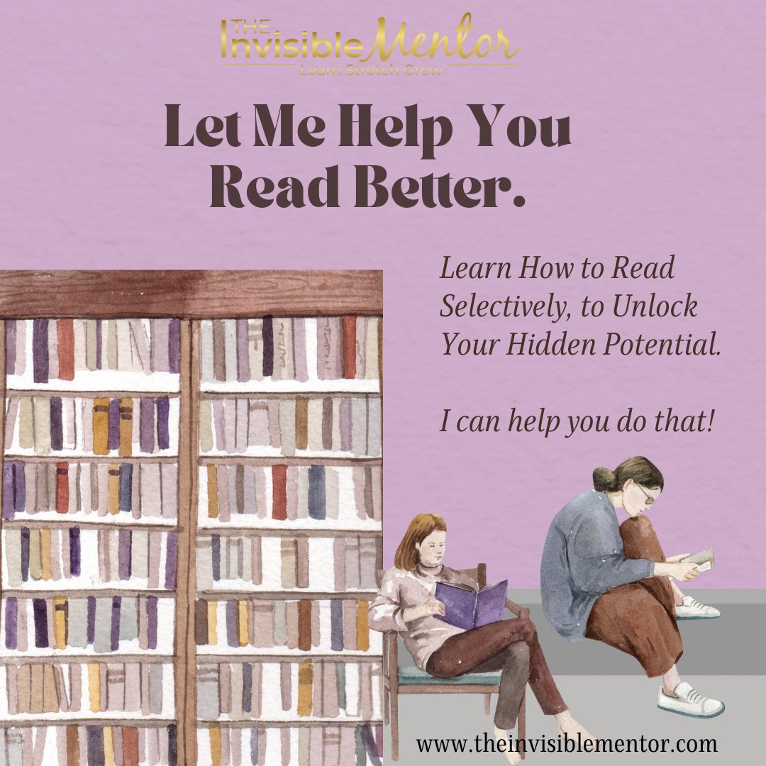 avilbeckford's tweet image. Want to unlock your hidden potential as a professional? 

Learn how to read selectively with me! 

I&apos;ll teach you how to choose the right books and make the most of your reading time. 

#professionaldevelopment #readingtips