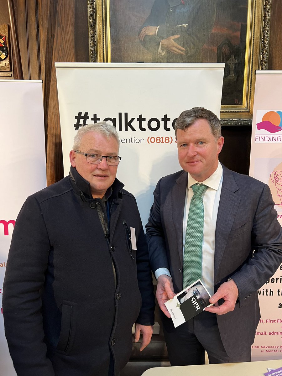 Malcolm Byrne 🇮🇪 🇪🇺 🇺🇦 (@malcolmbyrne) on Twitter photo Mental Health Reform have an important awareness raising day today at the Mansion House, Dublin.
Good to see Ray Cullen of @TalkToTomIRE continuing to raise awareness of suicide prevention training.
<a href="/MHReform/">Mental Health Reform</a> Mental Health Reform have an important awareness raising day today at the Mansion House, Dublin.
Good to see Ray Cullen of @TalkToTomIRE continuing to raise awareness of suicide prevention training.
<a href="/MHReform/">Mental Health Reform</a>