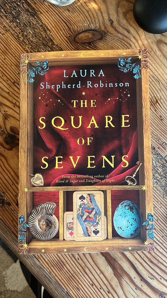 Look 👀 what I got in the post - i think I actually begged the wonderful @fpathak  for a proof of @LauraSRobinson new #TheSquareofSevens I’ve absolutely loved her other two books and I know this will be fab - I’m off on holiday on Friday and this beauty is coming with me