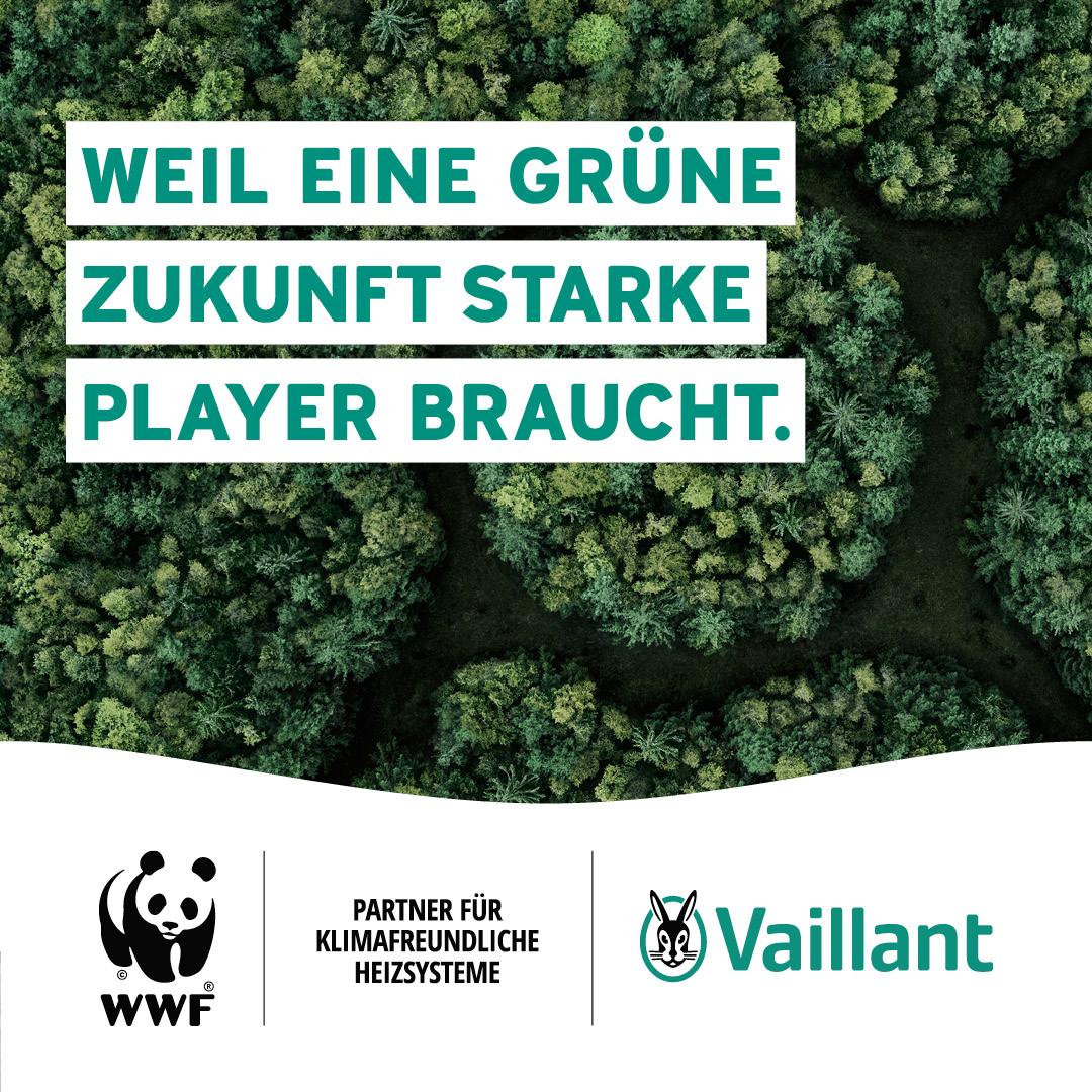 Unsere Partnerschaft und Informationsoffensive „Gemeinsam wärmewenden“ mit dem @WWF_Deutschland startet! U.a. wollen wir der #Wärmewende mehr Gewicht in der Klimadebatte geben und das Potenzial der #Wärmepumpe bei der #Dekarbonisierung aufzeigen: vaillant.de/heizung/klima-… #Vaillant