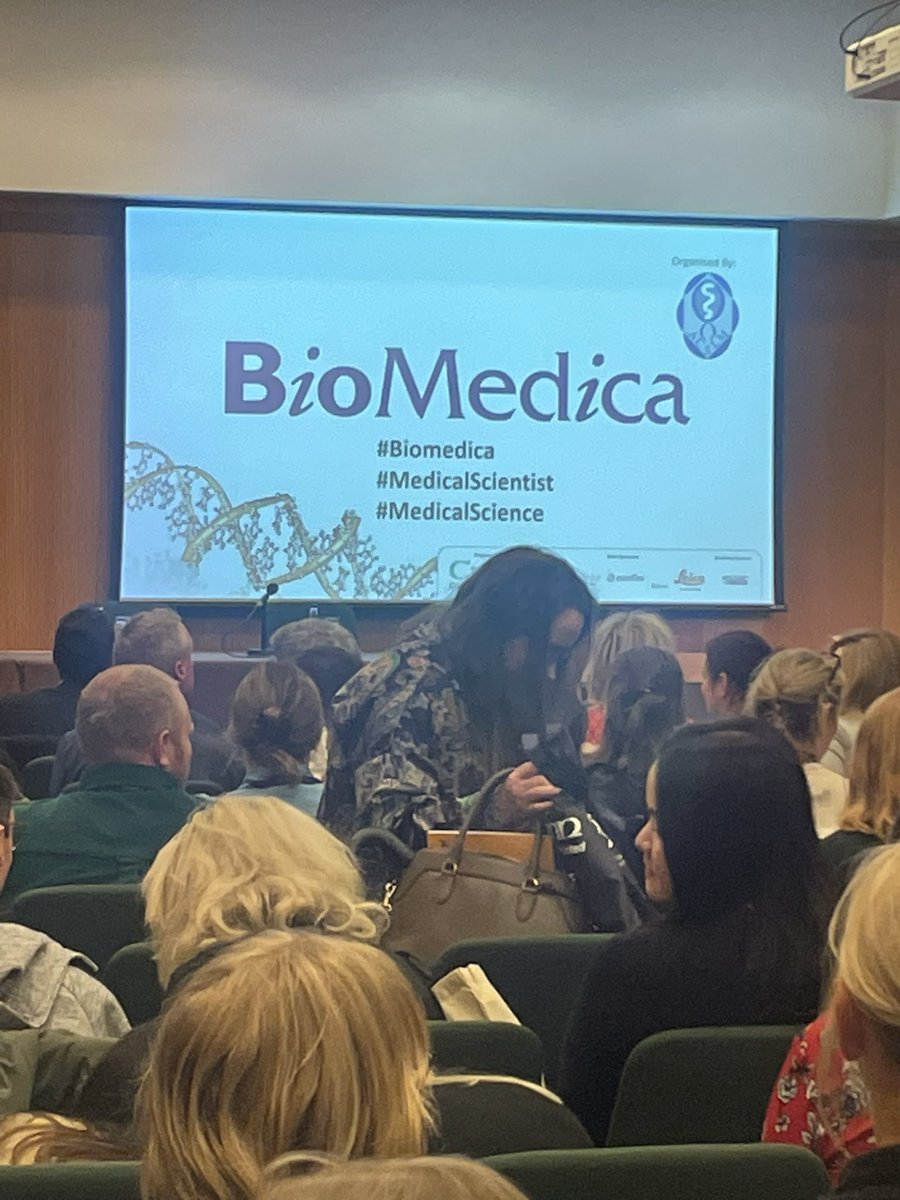 Some really interesting talks yesterday at #BioMedica2023. Delighted to get to see some of the amazing work being done by #medicalscientists all across the country.