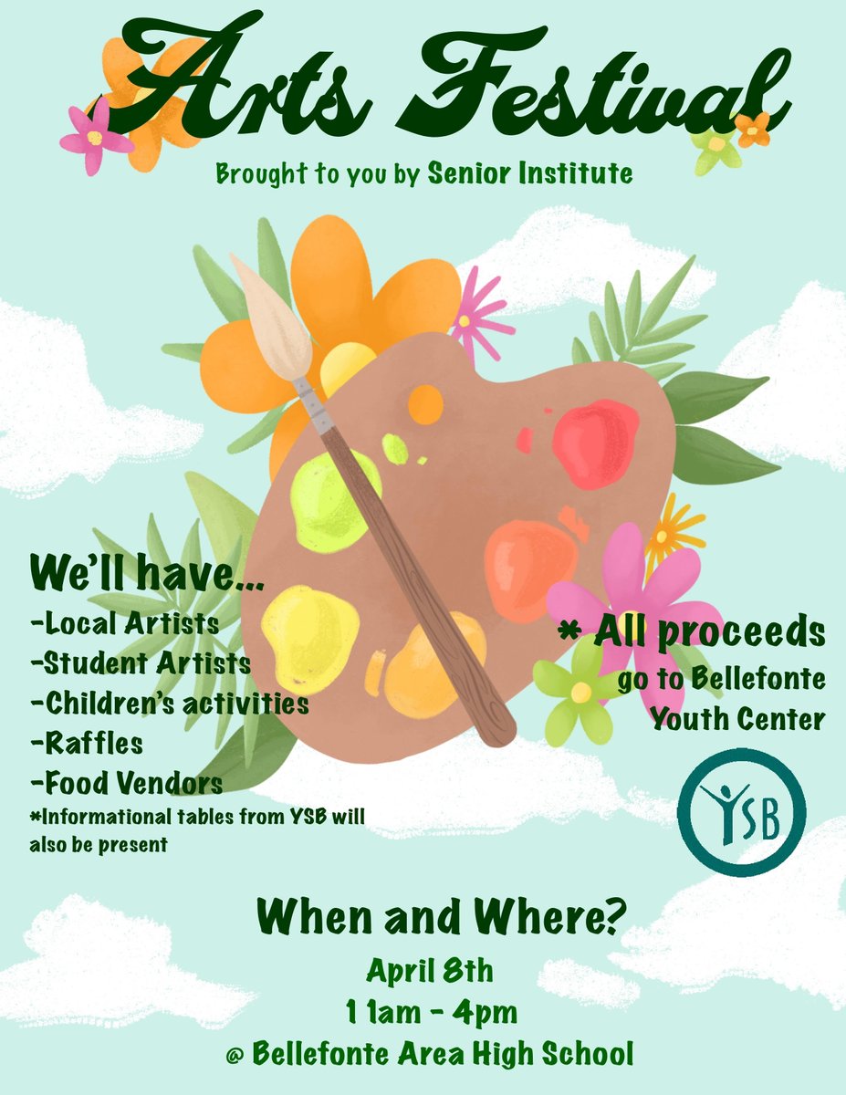 Come support the BAHS Senior Institute and the Bellefonte Youth Center!