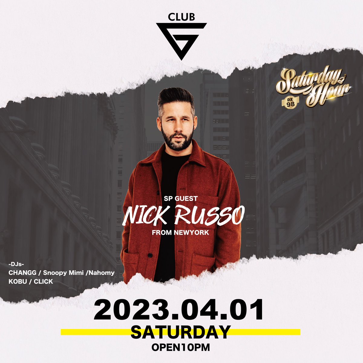 djchangg's tweet photo. T H I S S A T U R D A Y🇺🇸🇯🇵

@clubGhiroshima x @clubherbie 

Collaboration SP Party🪩✨ https://t.co/wDVY0JssmE