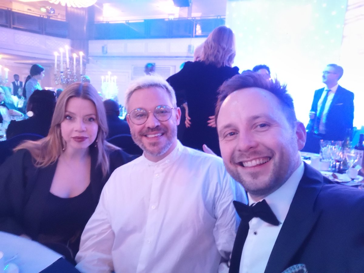A huge career honour to be nominated at the @royaltelevisionsociety Awards last night for Single Documentary for 'Will Young: Losing My Twin Rupert'. Lovely to be there with Editor Holly Lubbock and Assistant Producer @clairecyork